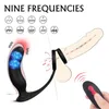 Anal toys Vibrators Ball Loop Remote Control 10 Powerful Vibration Modes Plug Prostate Stimulator Sex Toys For Men Women Couples 1125