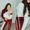 wholesale and retail clothing female runners woman Sweatshirts Tracksuit women casual sports hooded Sweatshirts + pants