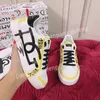 Moda Clear Sole Mężczyźni Kobiety Przypadkowe Buty Kryształowe Dolne Paryż Czarny Biały Szary Neon Green Platform Sneakers Mens Designer Trenerzy