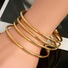 Bangle 4PCS / Лот Позолоченные Эфиопские Дубай Африканские Невесты Открытые Браслеты Женщины Девочки Африка Этнические Свадебные Свадебные Украшения