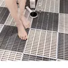 Prysznicowa mata do kąpieli dywan bez smaku tpe WC Kamerka wanna domowa Hollow Hollow Hydrofobic Anti Slip Pad Portable Skidproof Mata 210724