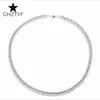 Chaînes Haute Qualité En Acier Inoxydable Cuba Collier Pour Hommes 60 cm Longue Chaîne Rock Cool Cou Bijoux