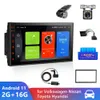 Autoradio Android 11 Autoradio Multimedia Player Bluetooth 2 DIN-auto Stereo-ontvanger voor Volkswagen Nissan