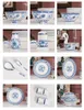 Porcelanowe zestawy obiadowe 60 szt. Bone Chiny Prosta konstrukcja Fengyu Klasyczne szkliwa ceramiczne płyty obiadowe dla dekorów domu