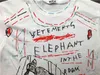 Vetements T-shirt Luxe Oversized T-shirt Mannen Nieuwe Nieuwigheid 2024 Mannen Vetements Olifant Graffiti T-shirts T-shirt Hip Hop skateboard Straat C