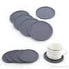 Sottobicchiere rotondo in silicone colorato Portabicchieri da caffè Impermeabile resistente al calore Tappetino addensare Sottobicchiere da caffè Cuscino Tovaglietta Pad XDH1102