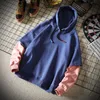 Spring Casual hoodie Personality Men Fake Two Hoodies Sweatshirts Hip Hop Hoodie Street Style Autumn Hoodies Sweatshirts 210924