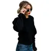 T-Shirt da donna 2022 Moda casual Maniche lunghe in legno con maniche a tromba Girocollo Pullover Allentato Top