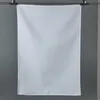 Wholesale 40x70 CM White Cleaning Cloths Polyester Linen Christmas Thanksgiving Tea Towel Blanks Plain Kitchen Towels for Sublimation