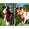 TRUELOVE Pet Harness Nylon Reflective Comfortable and Breathable Explosion-proof Small Medium Large Outdoor Camping HP5652 210712