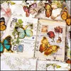 Gift Wrap Party Festa de Evento Festive Home Garden Butterfly Dream Series Scrapbooking Di￡rio de decora￧￣o di￡rio Diy CE Material Pet Stam Big