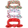 Baby Mädchen Stirnbänder Weihnachten Boutique Haarschmuck Kids Bunny Knoten Elastisches Stirnband Zubehör Infant Dot Headwear für Toddler Kha80