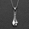 Pendant Necklaces Men Necklace Long Chain Tool Wrench Pendants Stainless Steel Hip Hop Gifts For Male Accessories Jewelry Wholesale