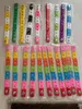 100PCS PVC random 17color soft silicone Bracelet for shoe charms kawaii Rubber Wrist Strap For kids Child favor jewellery gift