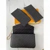 ثنائي اللون M69977 F ￉ LICIE FELICIE POCHETTE مصمم المرأة الكتف عبر الجسم سلسلة محفظة رفرف حقيبة صغيرة حامل بطاقة مفتاح زيبي الحقيبة الحقيبة
