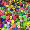 2,5 cm barn leksak blandat studsande bollar gummi utomhus badleksaker falska boll barn sport spel elastiska jonglering hoppbollar