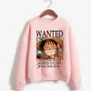 Anime One Piece Lufy Cosplay Custome Unisex Printed Hoodie Casual Hooded Sweatshirt Pullover Tops Y0816