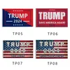 Em estoque 3 * 5 ft trunfo bandeira 2024 bandeiras eleitorais Donald a excursão de vingança 150 * 90 cm banner transporte rápido