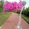 Juldekorationer 2022 White Cherry Blossom Tree Road Cited Simulation Flower With Metal Arch Frame For Party Centerpieces Decoration
