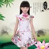 Neonate Abiti Estate Bambini Abiti per ragazze Cinese Cheongsam Flower Girl Dress Bambini Abbigliamento tradizionale cinese 210303