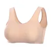 Yoga Outfit Women Tube Top 2021 Ice Silk Seamless Plus Size Bra No Steel Ring Wrapped Chest One-Piece Breathable Soft Sports Underwear