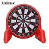PVC Red Inflatable Soccer Dart Board football target For shooting Sports Game Equipment