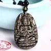 Natuurlijke Gouden Obsidian Life Buddha Strands Hangers Ketting 12 Zodiac Lucky Amulet Kettingen Mannen en vrouwen