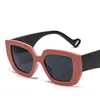 Sunglasses Retro Square Men's Brand Designer Big Frame Gradient Wide-leg Glasses Men And Women Luxury UV400