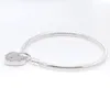 Браслет шарм 925 стерлингового серебра замок замок браслет для бисера DIY ювелирных изделий женщин подарок