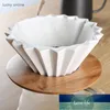 Filtre à origami pour tasse à café à la main Ses filtres à gâteau en céramique V60 Drip Cone Conception d'experts de prix d'usine Qualité Dernier style Statut d'origine