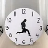 Horloges murales acrylique horloge créative salon décoratif temps de marche porte-documents