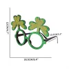 St. Patrick's Day Decoration Okulary Green Hat Clover Party Dress Up Frame Holiday Udekoruj W6