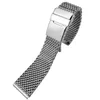 Hochwertiger Edelstahl 22mm 24mm Uhrenband für Superocean Herie Festmetallarmbänder Mesh gewebter Gurt kostenlos Werkzeuge5478231