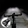 BLS11 650LM 4 modalità Set di luci per bicicletta per bici da ciclismo standard tedesco Faro / fanale posteriore ricaricabile USB