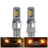 Nieuwe 2PC Auto LED-verlichting 7443 W21 / 5W 3157 Dual-Color CANBUS BLIB 1157 BAY15D voor auto DRL RIJDREMDELING Draai Lampen 12V Highbight Diode