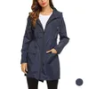 giacca sportiva L95 abiti da yoga moda donna giacca a vento abbigliamento da palestra donna autunno inverno chiusura con zip sottile cappotto lungo con cappuccio5017172