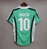 Retro Nigeria 1994 Home Away Soccer Trikots Kanu Okocha Finidi Nwogu Futbol Kit Vintage Football Jersey Classic Shirt 1996 1998