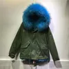 Manteau en fausse fourrure bleu ciel pour femme hiver épais chaud à l'intérieur veste femme 2021