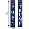 Trump 2024 Porte Rideau Couplets Drapeaux Bannière U.S. Campagne Supporters Activités Portes Union Drapeau FHL433-WLL