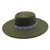 9.5cm brede rand vilt bolhoed vrouwen elegant wollen jazz fedora hoeden herfst winter Panama trilby kerk derby cap