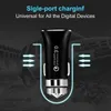 Safe Hammer Car Charger QC 3.0 3A Szybka szybka ładowarka samochodowa Auto Adapter do iPhone 12 dla Samsung GPS MP3