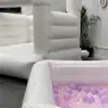 Trampolini commerciali 2,5x2,2 m Gonfiabile Matrimonio Castello gonfiabile Party Jumping buttafuori con 2x1,2 m Gonfiabile Piscina di palline per bambini Consegna a domicilio