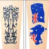 Fingerless Gloves 1Pcs Trendy Men Women High Fitness Elastic Fake Temporary Tattoo Sleeve Designs Summer Sunscreen Body Arm Warmers