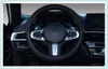 Capas de volante Auto Advanced Car Cover Couro PU Couro M Código Acessórios 38cm para Taurus Mondeo Galaxy Falcon Everest S-Max