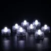 2021 Tea Light IP65 Étanche Floral Rond Multi couleurs Submersible Lumières À Piles Bougie Lampe pour Fête De Mariage Festival Décor