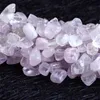 Remise entière naturelle véritable violet rose Kunzite spodumène pépite perles en vrac forme 8-10mm Fit bijoux 15 "05345