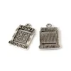 100st Forntida silverlegering "Jag älskar quilting" Charm Pendants för smycken gör armband Halsband DIY Tillbehör 14 x 21mm A-103