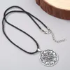 Pendant Necklaces CHENGXUN North Viking Amulet Alatyr Star Slavic Jewelry Necklace Sun Symbol Occult Germanic Pagan Men