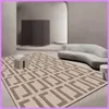 New Luxury Designer Teppich Wohnzimmer Teppich Casual Schlafzimmer Teppiche Skid Resistant Hohe Qualität mit F-Buchstaben 2 Farbe Dekorieren Nizza D2111105F