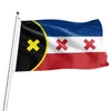 Manberg Nation Flags Banners 3x5FT Polyester Design 150x90cm Digitale afdrukken Vlag met twee messing Grommets W-00745